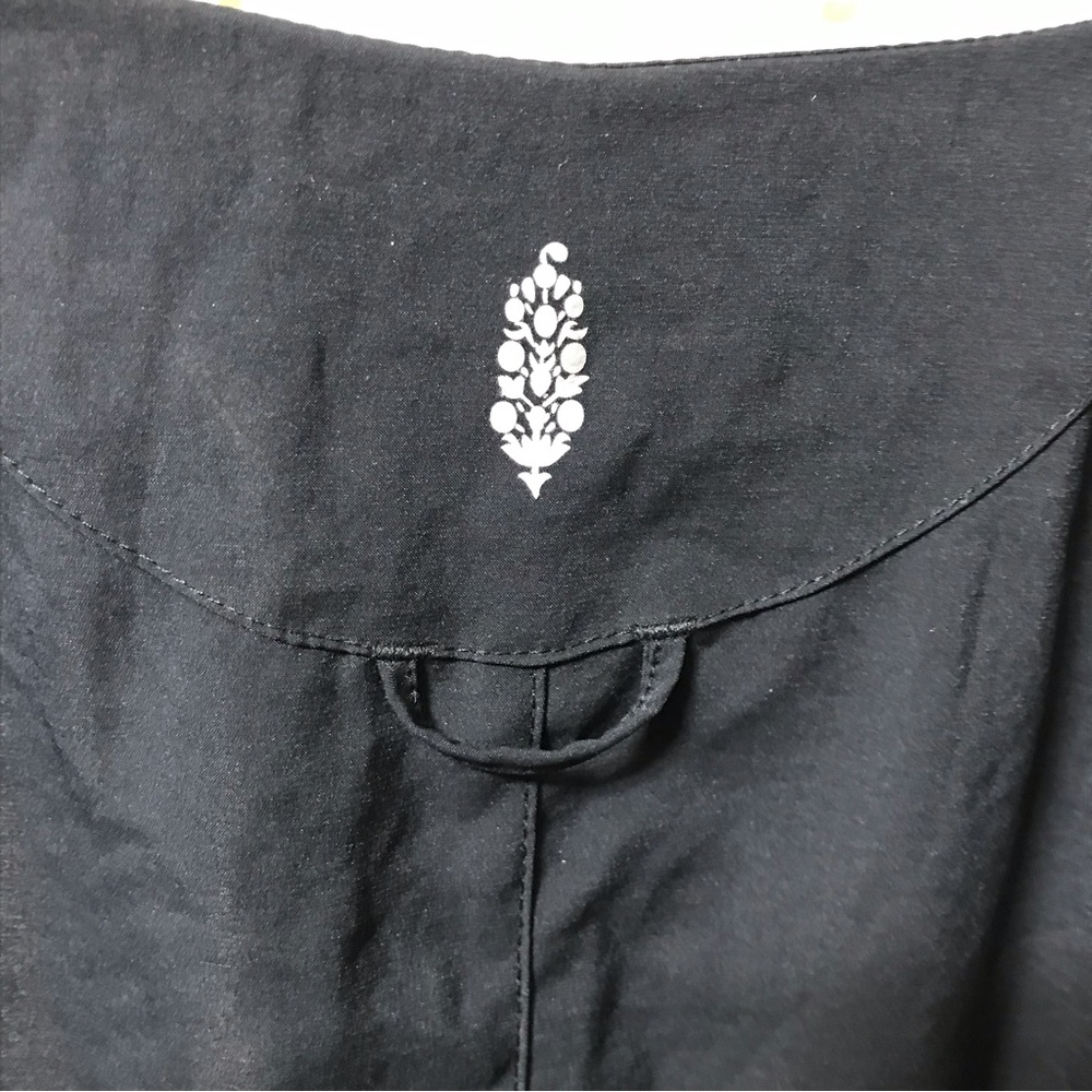NEW Free People Movement Rory Romper Black Tracksuit Shorts Long Sleeves NWOT - Picture 8 of 10